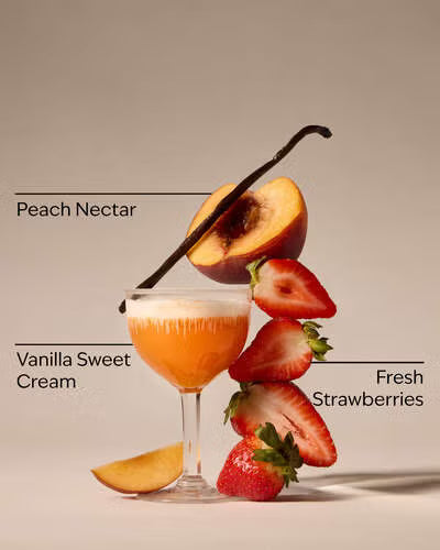 Strawberry Peach Sunset.