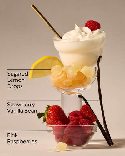 Raspberries & Whipped Vanilla.