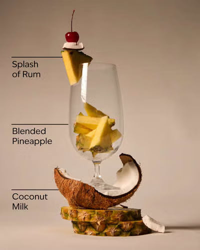 Coconut Piña Colada.